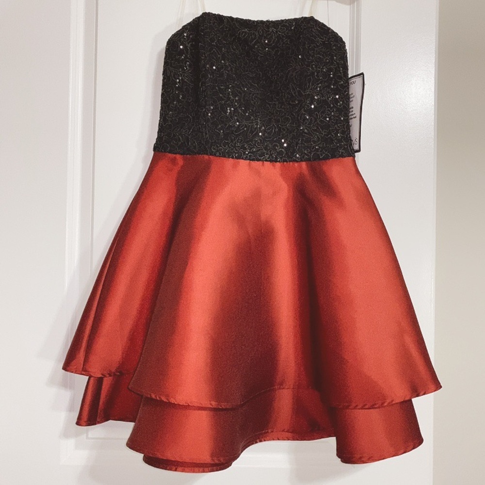 Social Dress red&black
